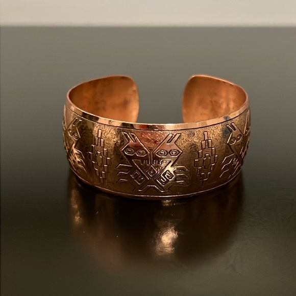 Copper Cuff Chile Bracelet - Picture 1 of 5